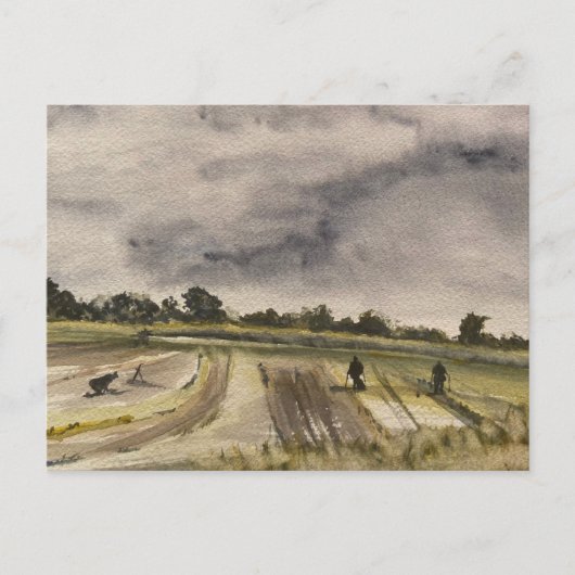 Metaaldetectie in de velden 2 briefkaart (Voorkant)