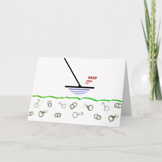 Metaaldetectie Kaart (Voorkant)