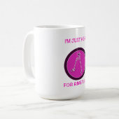 Metaaldetectie koffiemok (Voorkant links)