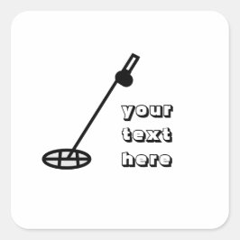 Metaaldetectie minimale Sticker