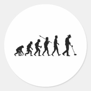 Metaaldetectie Ronde Sticker