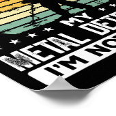 Metaaldetectie  Treasure Hunter Metal Dete Poster (Hoek)