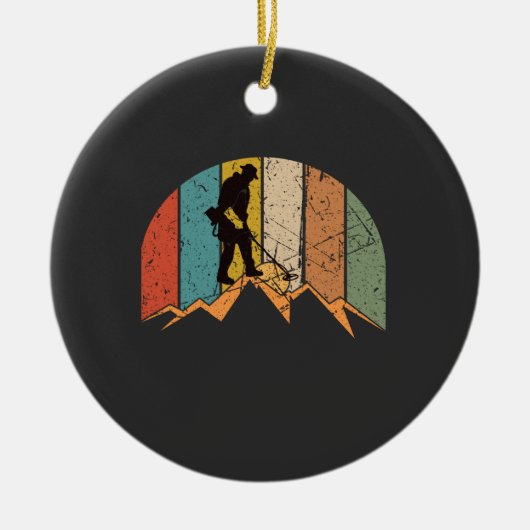 Metaaldetectie Vintage Keramisch Ornament (Voorkant)