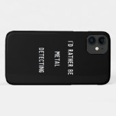 METAALDETECTIE ZOU IK LIEVER Case-Mate iPhone CASE (Achterkant (horizontaal))