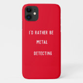 METAALDETECTIE ZOU IK LIEVER Case-Mate iPhone CASE (Achterkant)