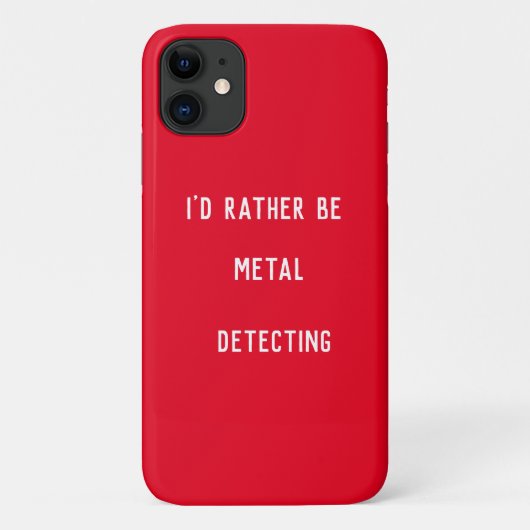 METAALDETECTIE ZOU IK LIEVER Case-Mate iPhone CASE (Achterkant)