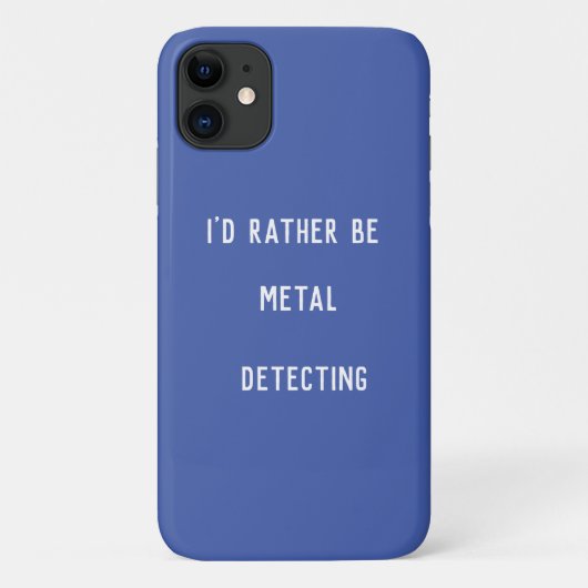 METAALDETECTIE ZOU IK LIEVER Case-Mate iPhone CASE (Achterkant)