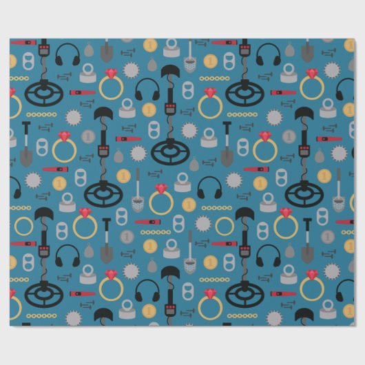 Metaaldetectiepapier Cadeaupapier (Vlak)