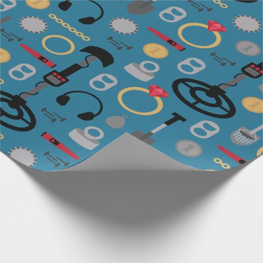 Metaaldetectiepapier Cadeaupapier (Hoek)