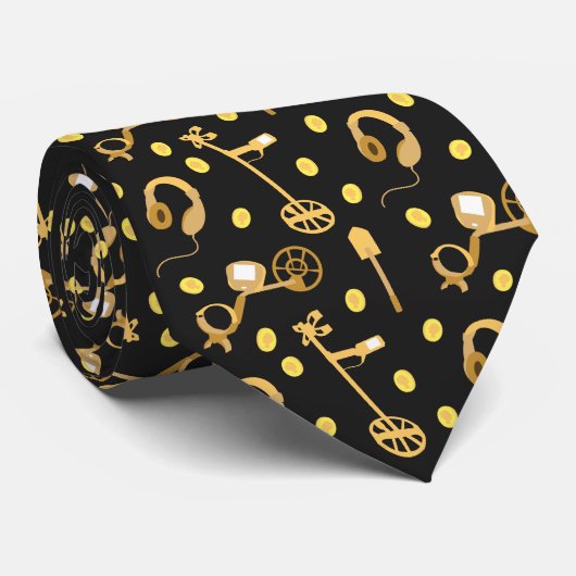 metaaldetectiepatroon van de detector stropdas (Opgerold)