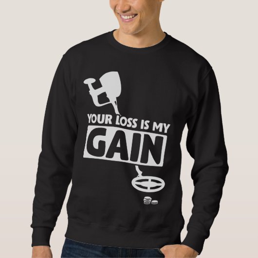 Metaaldetector Beach Coin Treasure Hunting Trui (Voorkant)