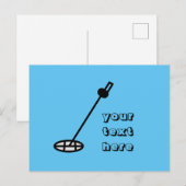 metaaldetector briefkaart (Voorkant / Achterkant)