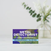 Metaaldetector, Detecteren, Recuperatie, Detectori Visitekaartje (Staand voorkant)