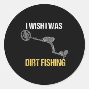 Metaaldetector Dirt Gevist 1 Ronde Sticker