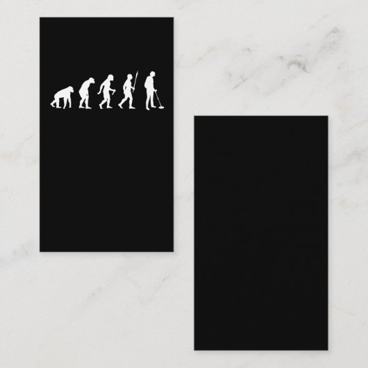 Metaaldetector Evolution Treasure Hunter Visitekaartje (Voorkant / Achterkant)