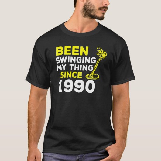 Metaaldetector gebruikt sinds 1990 H T-shirt (Voorkant)