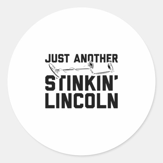 Metaaldetector Gezegden | Treasure Hunter cadeau i Ronde Sticker (Voorkant)