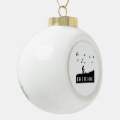 Metaaldetector Keramische Bal Ornament (Links)