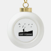 Metaaldetector Keramische Bal Ornament (Voorkant)