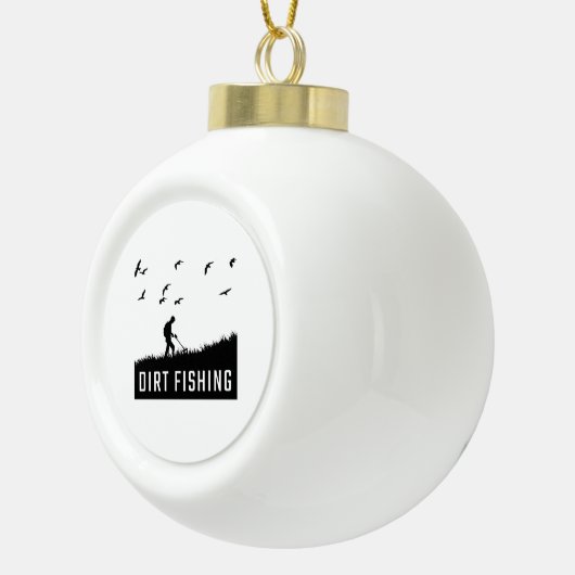 Metaaldetector Keramische Bal Ornament (Rechts)