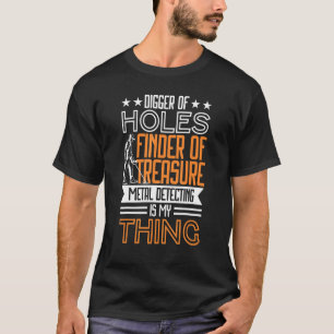 Metaaldetector Metaaldetectie Prospector T-shirt