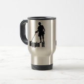 metaaldetector, prospector, Mok van schatkistjager (Voorkant links)