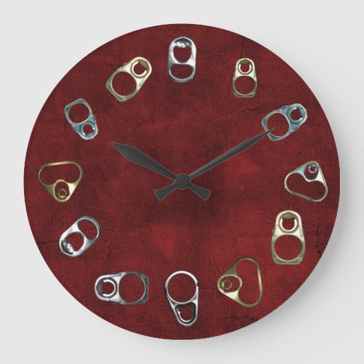 Metaaldetector Pull Tabs Sreasure Hunter Dirt Fish Grote Klok (Voorkant)