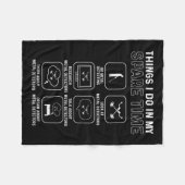 Metaaldetector. Relic Hunting. metaaldetectie Fleece Deken (Voorkant (Horizontaal))