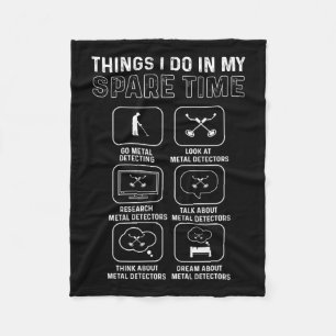 Metaaldetector. Relic Hunting. metaaldetectie Fleece Deken