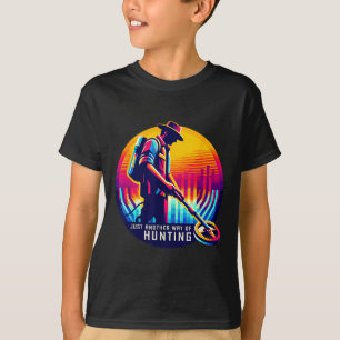 Metaaldetector Schatjacht Modder Vissen Hob T-shirt