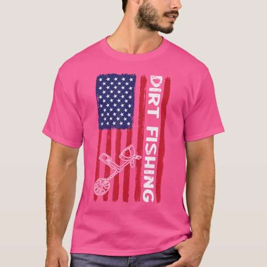 Metaaldetector Schatzoeken T-shirt (Voorkant)