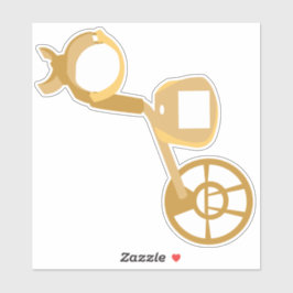 Metaaldetector Sticker