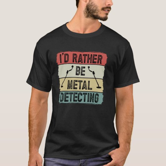 Metaaldetector T-shirt (Voorkant)
