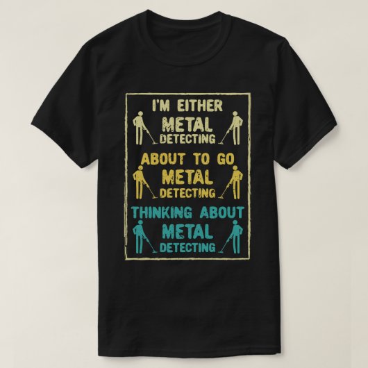 Metaaldetector T-shirt (Design voorkant)