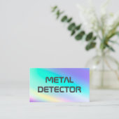 Metaaldetector Visitekaartje (Staand voorkant)