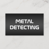Metaaldetector Visitekaartje (Voorkant)