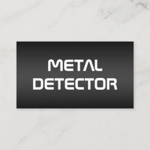 Metaaldetector Visitekaartje