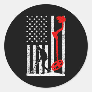 Metaaldetector voor schattenjacht detecteren ronde sticker