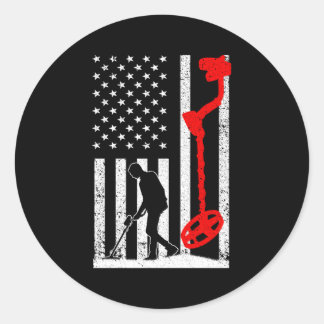 Metaaldetector voor schattenjacht detecteren ronde sticker