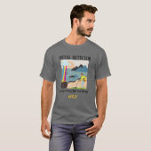 Metaaldetector zoekt naar mijn potje goud, metaal t-shirt (Voorkant volledig)