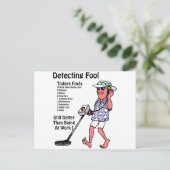 Metaaldetectoren Briefkaart (Staand voorkant)