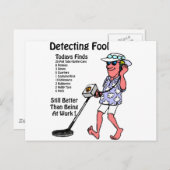 Metaaldetectoren Briefkaart (Voorkant / Achterkant)