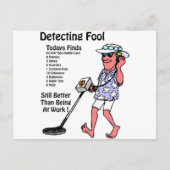 Metaaldetectoren Briefkaart (Voorkant)