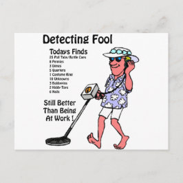 Metaaldetectoren Briefkaart