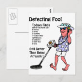 Metaaldetectoren Briefkaart (Voorkant / Achterkant)