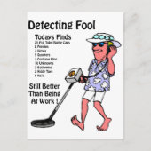 Metaaldetectoren Briefkaart (Voorkant)