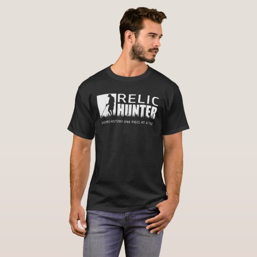 METAALDETECTOREN SCHATZOEKER RELIKJAGER T-SHIRT (Voorkant volledig)