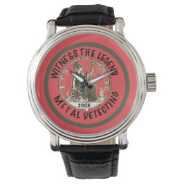 Metaaldetectorist 21e verjaardag horloge