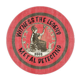 Metaaldetectorist 21e verjaardag snijplank