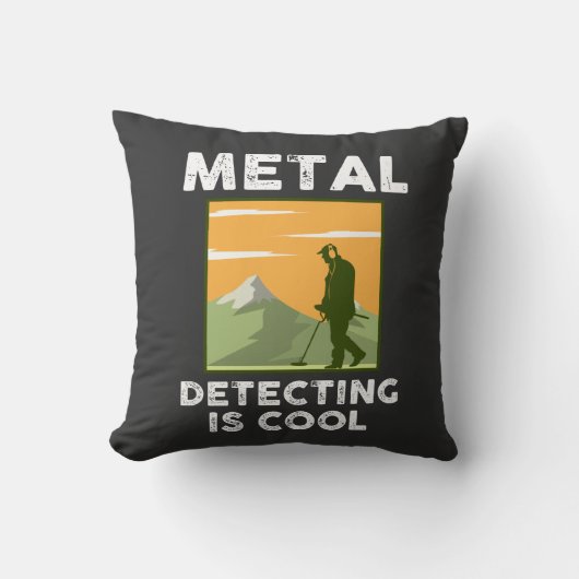 Metaaldetectorist - Metaaldetectie Is Cool Kussen (Voorkant)
